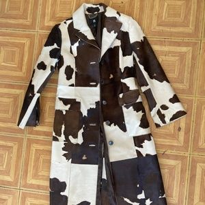 calf hair maxi jacket~msrp $2250 nwt